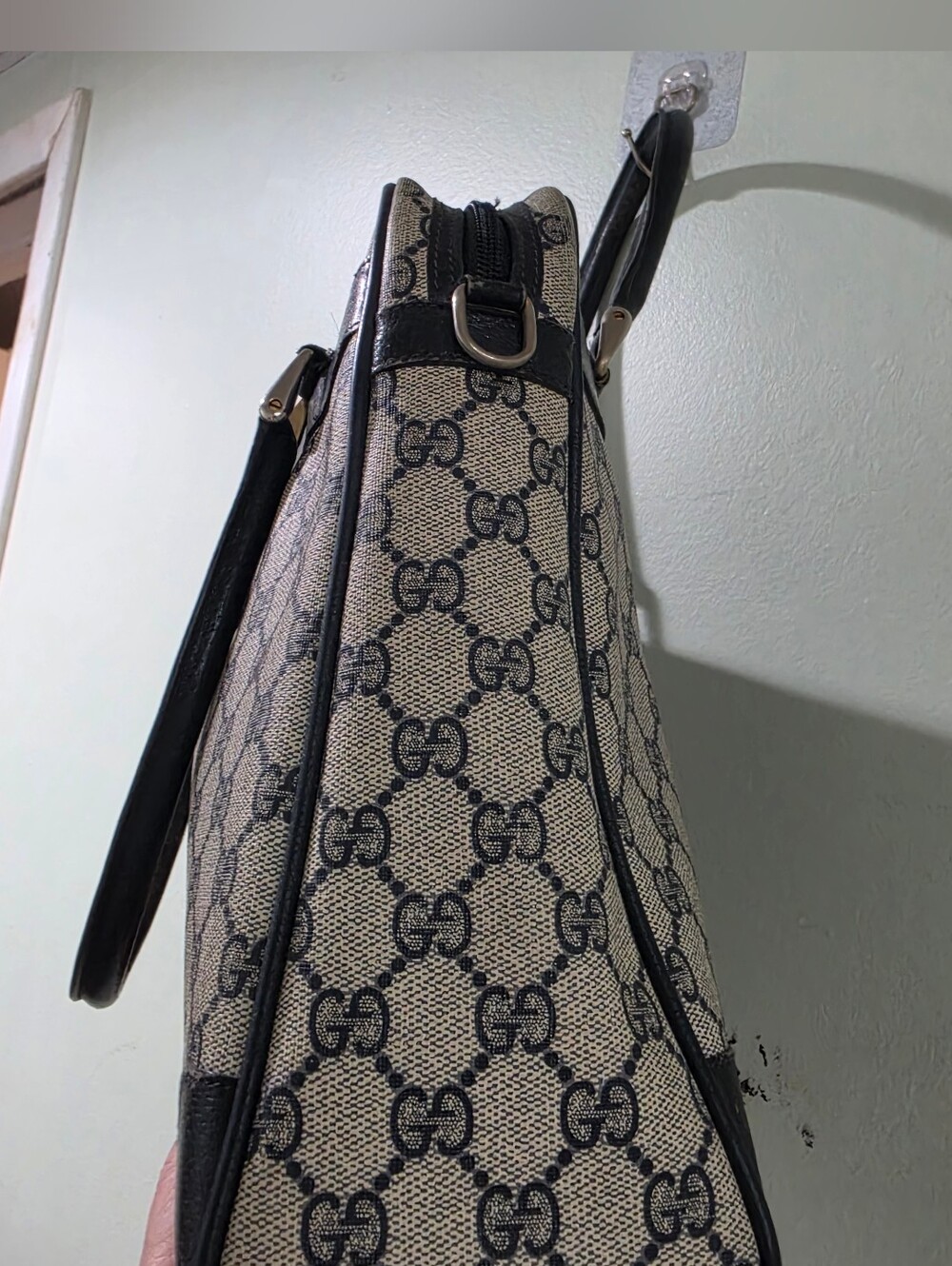 Gucci Italy GG Canvas Vintage Sherry Line Accessory Collection Bag 904 02 015 - Picture 7 of 12